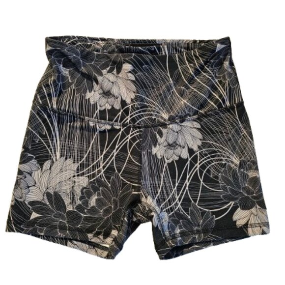 JOY LAB WOMEN FLORAL WORK OUT SHORTS - SIZE MEDIUM - Picture 1 of 6